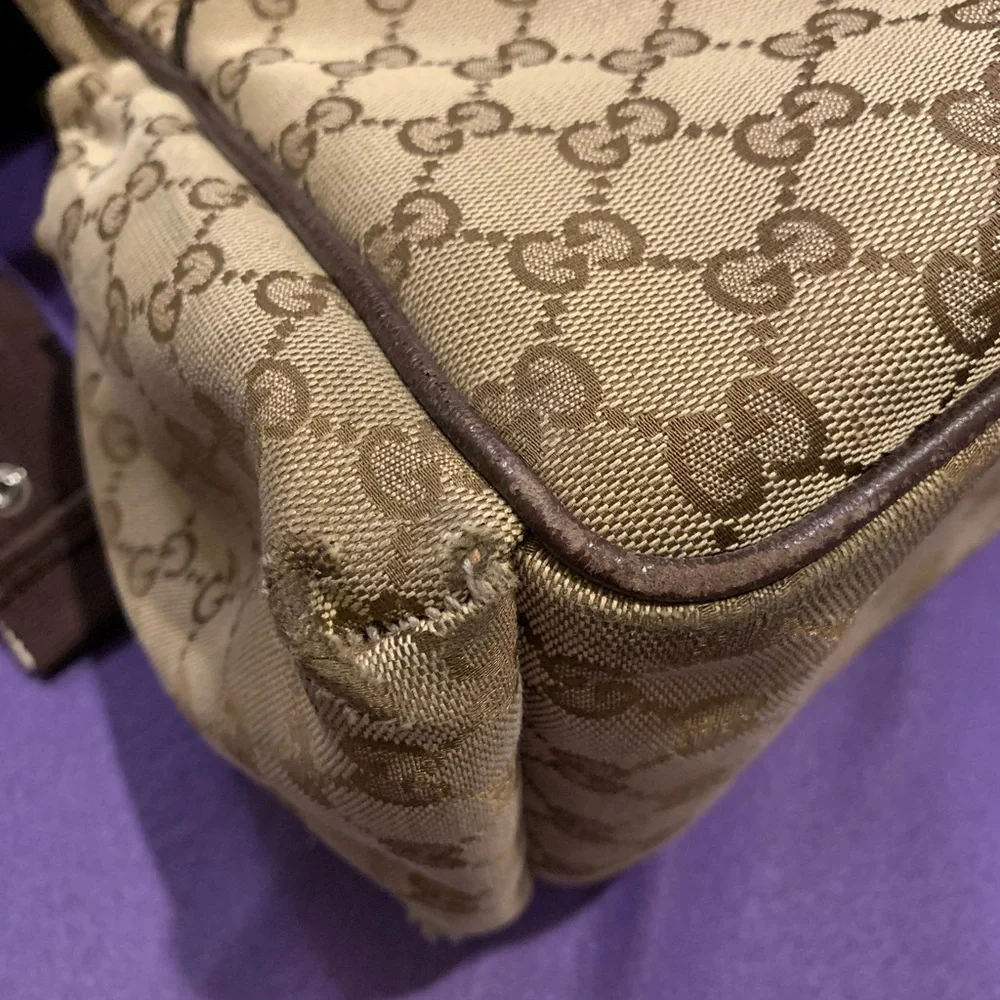 Gucci GG Canvas Messenger Bag